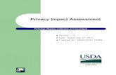 Privacy Impact Assessment - USDA · Facebook Insights provide USDA Facebook page administrators with metric reports that include aggregate information such as the number of visitors