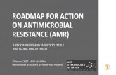 ROADMAP FOR ACTION ON ANTIMICROBIAL RESISTANCE (AMR) · 2020-04-09 · ON ANTIMICROBIAL RESISTANCE (AMR) 5 KEY STRATEGIES AND TARGETS TO TACKLE ... stakeholder body to act as a platform