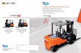 R Cushion and Pneumatic Forklift Trucks · 2018-07-12 · A large capacity, dual element air cleaner permits long service intervals. The primary filter can be washed and re-used up