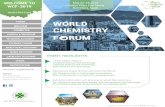 coer WORLD - ISTCI of World Chemistry Forum-2… · world chemistry forum-2019 | page 1 WELCOME WORLD CHEMISTRY F RUM May 22-24,2019 Crowne Plaza Fira Center Barcelona, Spain WORLD