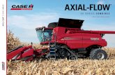 AXIAL-FLOW - CNH Industrial · 2018-07-26 · Axial-Flow combines lead the industry in cleaning area. In each class size, the Axial-Flow cleaning area is larger, delivering cleaner
