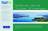 Wave and - SimCelt...WAVE AND TIDAL ENERGY 3 Table 1: Status of wave energy projects in the SIMCelt area Note: There are currently no wave energy projects in Northern Ireland or the