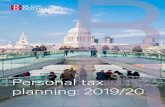 Personal tax planning: 2019/20 · Personal tax planning: 2019/20 Contents. Blick Rothenberg 1 Welcome I n this guide we set out some tax tips and actions that all taxpayers should