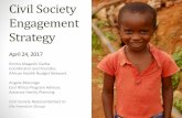 Civil Society Engagement Strategy - Global Financing Facility · 2018-04-30 · Civil Society Engagement Strategy April 24, 2017 Aminu Magashi Garba Coordinator and Founder, African
