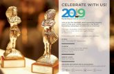 CELEBRATE WITH US! - Shop! ANZ · CELEBRATE WITH US! Marketing at Retail Awards Join us for the highlight retail marketing industry event of the year, where Australia's top Retail