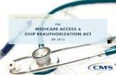 THE MEDICARE ACCESS AND CHIP AUTHORIZATION ACT OF 2015 · What is “MACRA”? MACRA stands for the . Medicare Access and CHIP Reauthorization Act of 2015, bipartisan legislation