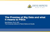 The Promise of Big Data and what it means to PSOs · The Promise of Big Data and what it means to PSOs Brad Winters, Ph.D., M.D. The Armstrong Institute for Patient Safety and Quality.