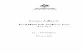 Records Disposal Authority - Food Standards Australia New ... · CORPORATE GOVERNANCE 10 FOOD STANDARDS AND SAFETY 16 ... developed this Records Authority to set out the requirements