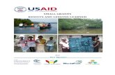 Small Grants Program- Lessons Learned Report · Citation: Gormey, B. (2013) Small Grants Program- Lessons Learned Report: USAID Integrated Coastal and Fisheries Governance Initiative