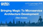 Microservice architectures Distributed systems Cloud-native … · 2018-11-19 · Microservice architectures Distributed systems Cloud-native applications Service-oriented architectures
