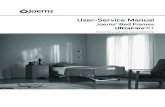 User-Service Manual - Joerns Healthcare€¦ · Unplug power cord from . wall outlet before performing any maintenance, cleaning or service to the bed. Resident should be removed