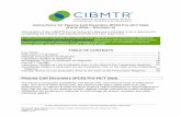 Instructions for Plasma Cell Disorders (PCD) Pre-HCT Data (Form … · 2019-07-09 · Document Title: CIBMTR Forms Manual: Plasma Cell Disorders Pre-HCT Data Form 2016 Version 2.5
