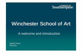 Winchester School of Art - Port-City University LeagueWinchester School of Art is committed to becoming a major international centre for research & has developed its own Research Centre