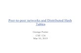Peer-to-peer networks and Distributed Hash Tablescseweb.ucsd.edu/~gmporter/classes/wi15/cse124/... · Peer-to-peer networks and Distributed Hash Tables George Porter CSE 124 ... •