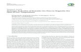 Hydrogen Reduction of Hematite Ore Fines to Magnetite Ore ...downloads.hindawi.com/journals/jchem/2017/1919720.pdf · 4 JournalofChemistry 0 10 20 30 40 50 60 70 80 90 b b b b b b
