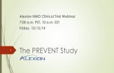 Alexion NMO Clinical Trial Webinar 7:00 a.m. PST, … › gjcf-wp-uploads › wp-content › ...Alexion NMO Clinical Trial Webinar 7:00 a.m. PST, 10 a.m. EST Friday, 12/12/14 1 Webinar