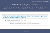 HCL Technologies Revenues grow 14% sequentially1The pharmaceutical industry has been innovatively using automation technology to increase sales force productivity. HCL Technologies'