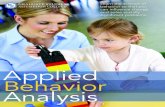 Applied Behavior Analysis - Graduate Studies › sites › default › ... · Applied behavior analysis (ABA) is the science of learning ... emphasizes the influence of the environment