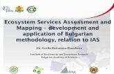 Ecosystem Services Assessment and Mapping development and ... › files › Lecture_3_Svetla_Bratanova.pdf · where ni – sum of parameter assessment scores (RESsC); ni(max) –