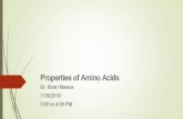 Properties of Amino Acids - AIIMS RISHIKESHaiimsrishikesh.edu.in/aiims/document/Biochemistry/Properties of Amino Acids.pdf1) Harper’sIllustrated Biochemistry-30th edition 2) Textbook