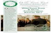Wild Trout Trust & Orvis Conservation Awards 20 1...O ver 100 guests attended this year's reception for the Wild Trout Trust & Orvis Conservation Awards at the Savile Club in Mayfair,
