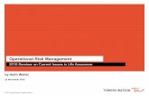 Operational Risk Management - Institute of Actuaries of India 2010/S4_Kieth_walter.pdf · 2014-07-09 · Presentation1 Risk Management Capability Maturity Model Risk management is