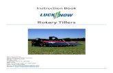 Rotary Tillers - Lucknow Products...Rotary Tillers HELM WELDING (1983) LIMITED . 86386 Lucknow Line . PO Box 158 ATTENTION: Lucknow, Ontario, Canada Technical Customer Service . N0G