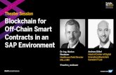 Theater Session Blockchainfor Off-Chain Smart Contractsin an … · 2018-11-22 · Consumer Packaged Goods and Industrial Manufacturing}Specialized expertise for superior project