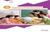 in primary and secondary education - UNESCO Bangkok › sites › default › files › ... · Tool 13 ainstreaing gender euality in priary and secondary education 3 Box 2 School