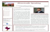 Historically Speaking - Department of History › newsletter › newsletter_27.pdf · Page 3 Historically Speaking Faculty News New Virginia Tech faculty member Paul Quigley, who
