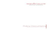 Policy Document - iCompare Wedding Insurance€¦ · Policy Document . Valid for policies incepted from 25/05/2018. 2 . Welcome to Wedinsure . Congratulations on your impending wedding