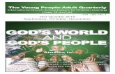 WORSHIP PROGRAM - Christian Education Department YPA LESSONS 1-2.pdf · 6, 9, and 11. The power of words, God’s words, is on display here. When God speaks, things happen! When God