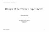 Design of microarray experiments - Bioconductor · # of observational units Classical situation of a clinical research project: Statistical methods, principles of clinical epidemiology