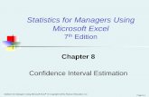 Statistics for Managers Using Microsoft Excelfaculty.bcitbusiness.org/.../levine_smume7_ch08.pdf · All rights reserved. No part of this publication may be reproduced, stored in a