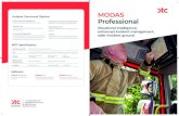 Incident Command Options Professional · 2019-06-03 · MODAS Professional MODAS Professional is a high performance mobile data system optimised to deliver situational intelligence