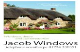 and conservatories Jacob WindowsWINDOWS & DOORS | 08 If ever there was a time to choose uPVC it’s now. Over forty years of uPVC window technology has produced a new generation of