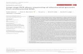 Long‐range PCR allows sequencing of mitochondrial genomes ... › ~mpfrende › PDFs › Deiner_et_al-2017-Method… · We tested the primer pair using long-range PCR and Illumina