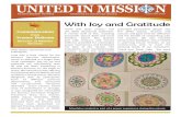 UNITED IN MISSI N - Atlantic Midwest · 2019-09-11 · UNITED IN . MISSI N. Dear Sisters, Associates and . Colleagues, ... culture, and gave time for reflection and the benefit of