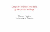 Large N matrix models, gravity and stringsdftuz.unizar.es/drupal/sites/default/files/talks/jueves/havana.pdf · gravity is an emergent phenomenon: it emerges from strong gauge interactions