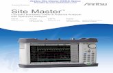 Site Master S3xxE Product Brochure · Product Brochure Site Master TM Compact Handheld Cable & Antenna Analyzer with Spectrum Analyzer S331E S332E S361E S362E 2 MHz to 4 GHz 2 MHz