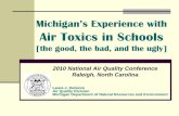 2010 National Air Quality Conference Raleigh, North Carolina · [the good, the bad, and the ugly] Laura J. DeGuire ... Data released by EPA to USA Today was bad – and still has