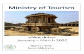 eNewsletter January March 2020 - tourism.gov.intourism.gov.in › sites › default › files › Newsletter Jan-Mar 20-0106202… · India and will motivate people to travel to various