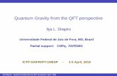 Quantum Gravity from the QFT perspective › wp-content › uploads › 2019 › 03 › 0-Lect-01-IFT.pdfQuantum Field Theory in curved space and its importance. Formulation of classical