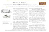 Parish Scroll 2014.pdf · Neil: Stuff Matters, Exploring the Marvelous Materials that Shape Our Man-Made World by Mark Miodownik Thanks again for an interesting evening. See you September