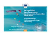 The societal challenge 'Health, demographic change and well-being'€¦ · The societal challenge 'Health, demographic change and well-being' 2 HORIZON 2020 is the framework programme