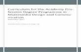Curriculum for the Academy Profession Degree Programme in … › images › EN › Files › Programmes › Curriculums › CUR … · University College Nordjylland, UCN Sofiendalsvej