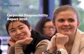 Corporate Responsibility Report 2016 - svb.comCORPORATE RESPONSIBILITY REPORT 2016. 2016 Year-at-a-Glance. Made more than . 2,000 loans totaling $133 million to businesses. with revenue