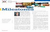 Milestones · a portfolio’s long-term performance. In 2016, the Board of Trustees and Fund Management completed an experience study and commissioned an asset liability management