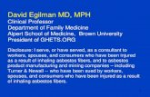 David Egilman MD, MPH - IMIG Egilman References main powerpoint/the... · David Egilman MD, MPH Clinical Professor Department of Family Medicine Alpert School of Medicine, Brown University
