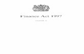 Finance Act 1997 - Legislation.gov.uk · Finance Act 1997 CHAPTER 16 ARRANGEMENT OF SECTIONS PART I EXCISE DUTIES Alcoholic liquor duties Section 1. Rates of duty on spirits and wines
